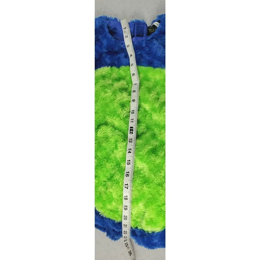 Underwraps Child Costume Size XL Green Blue Pretend Play Dress Up Theater Soft